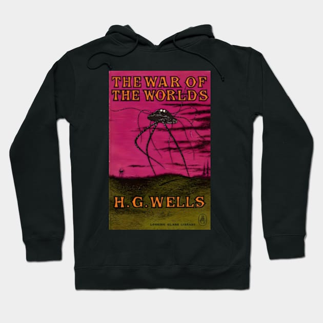 The War of the Worlds by H.G. Wells Hoodie by Desert Owl Designs